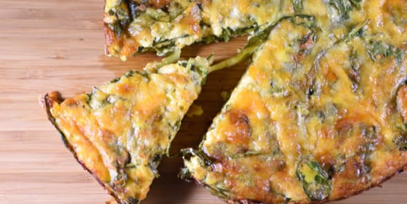 Pick two spinach quiche