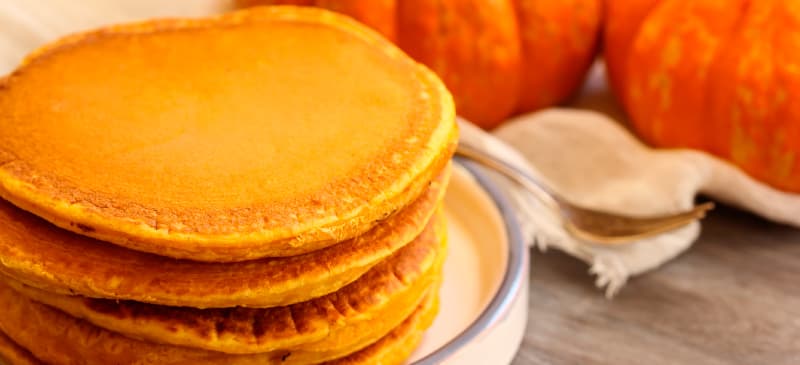 Pumpkin spice pancakes