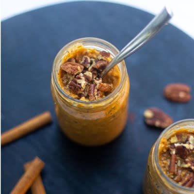 Pumpkin spice overnight oats